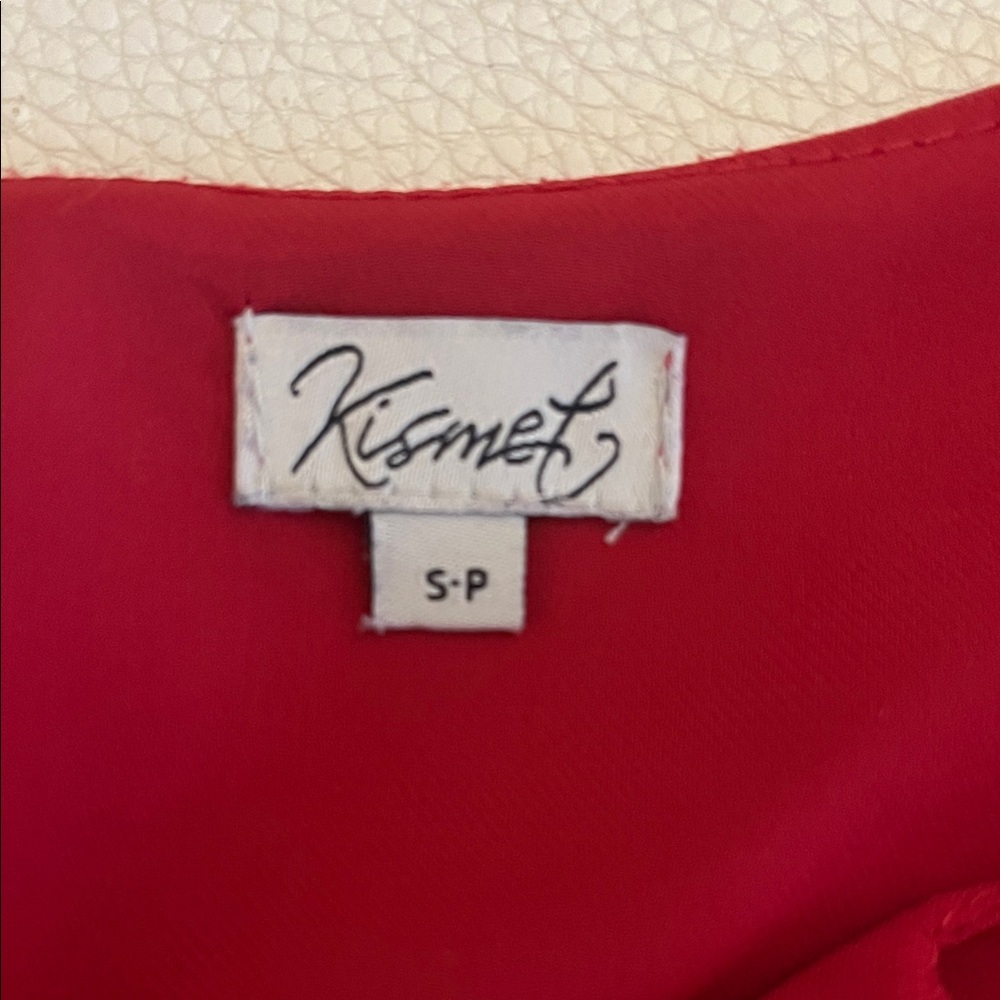 Kismet Elegant Red Camisole - Picture 3 of 5